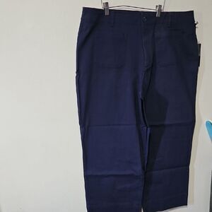 Kathy Ireland Blue Straight Leg Pants